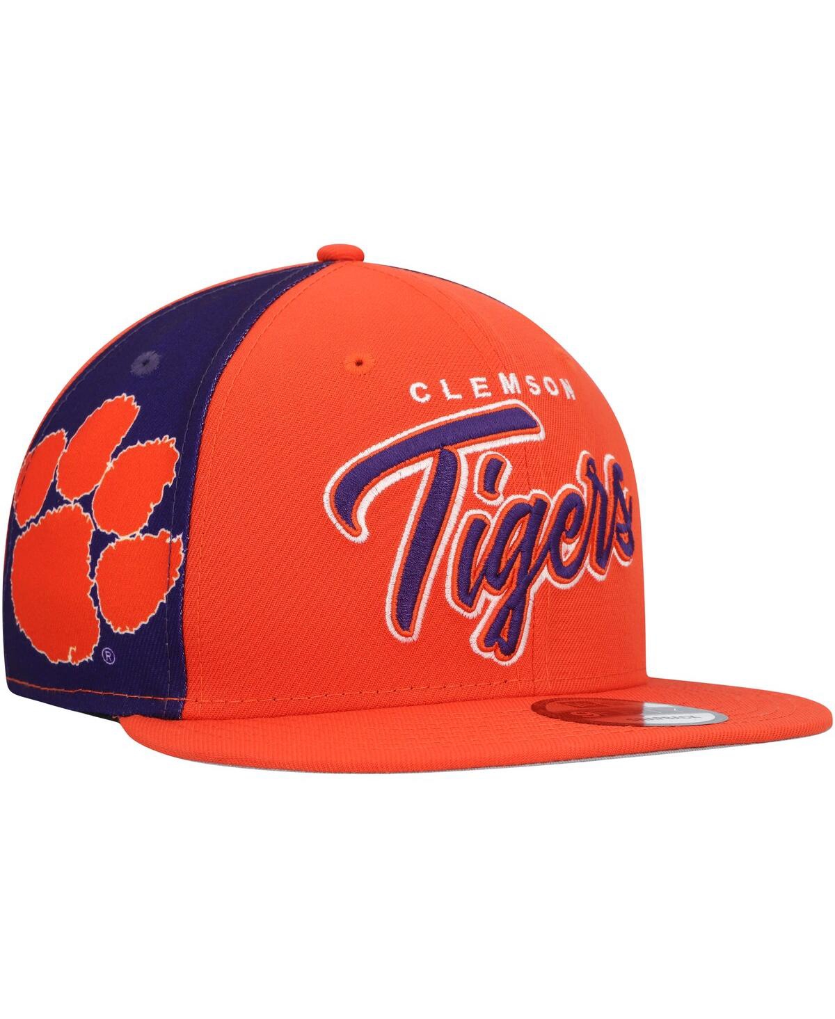 New Era Orange Clemson Tigers Outright 9fifty Snapback Hat In Orange