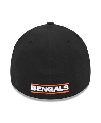 Men's Black Cincinnati Bengals City Originals 39THIRTY Flex Hat
