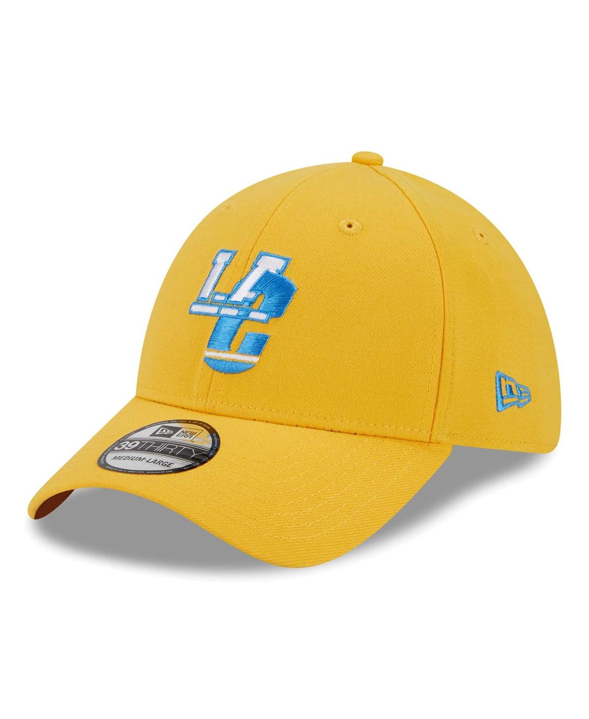 Shop New Era Men's  Gold Los Angeles Chargers City Originals 39thirty Flex Hat