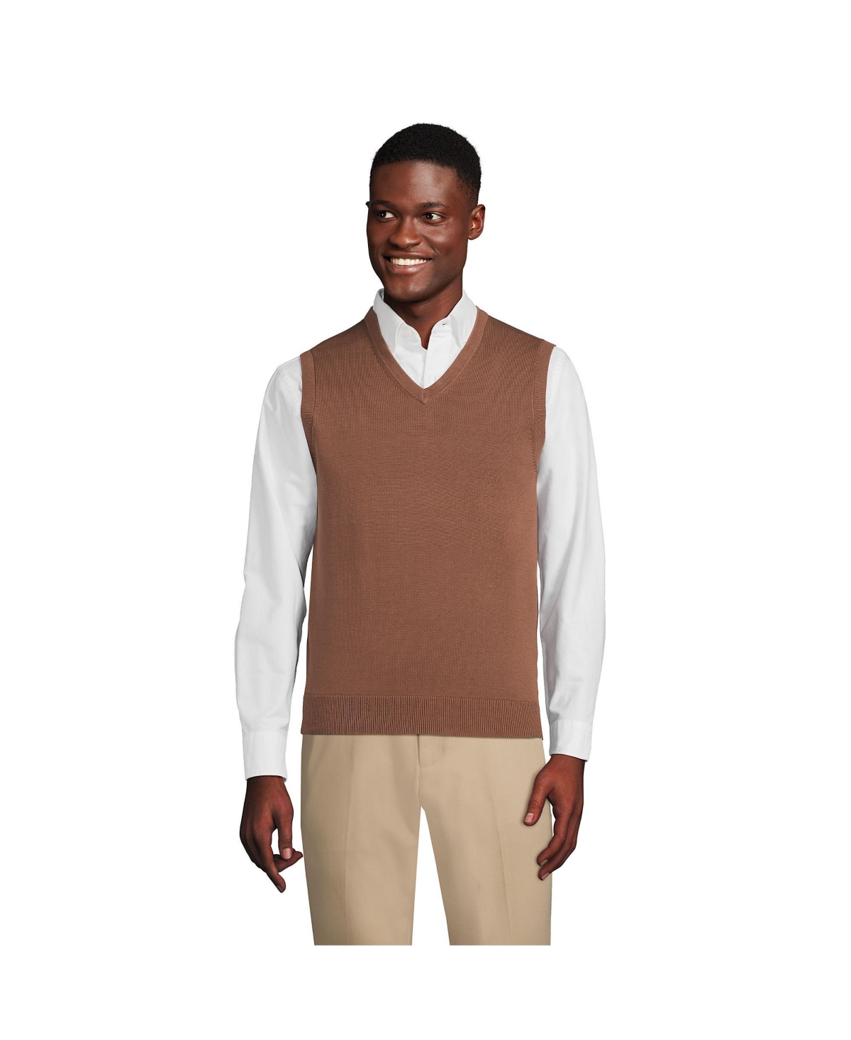 Mens tall sweater clearance vest