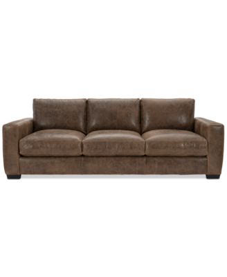 Dawkins 94" Leather Sofa, Created for Macy's