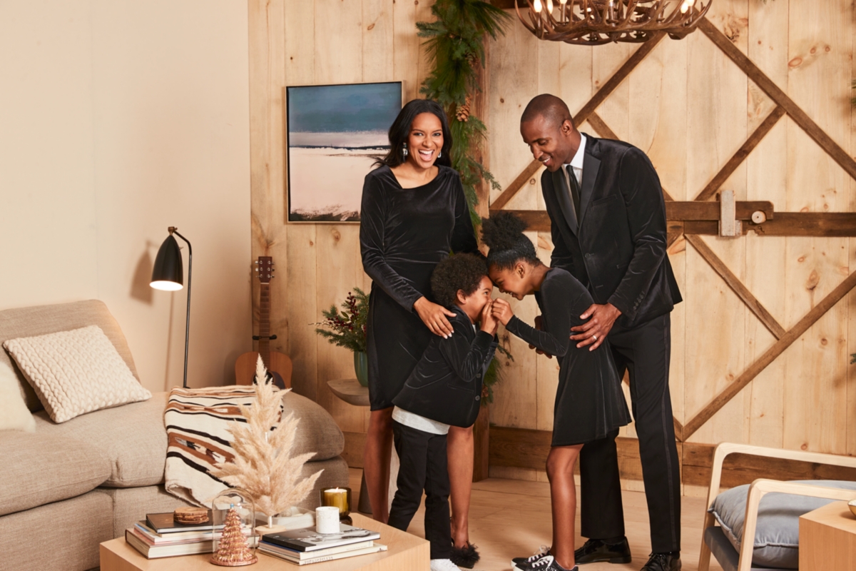 I.n.c. International Concepts Family Matching Plus Size Velvet Long-Sleeve Dress, Created for Macy's