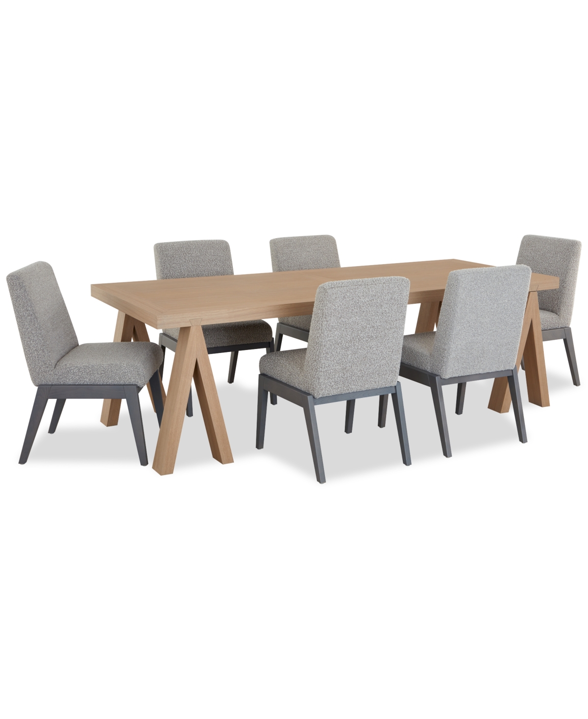 Drexel Atwell 7pc Dining Set (table + 6 Side Chairs) In No Color