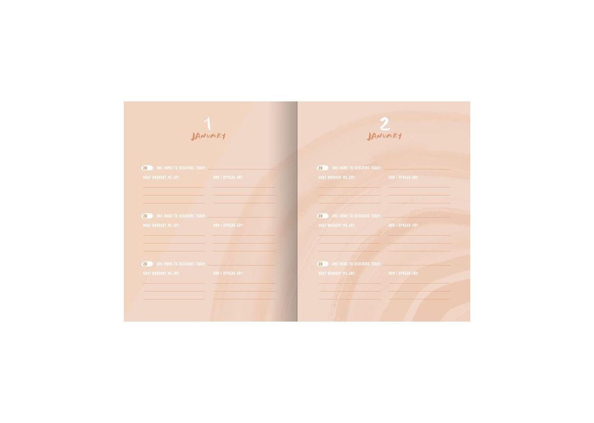 The 3-Minute Journal of Joy- A Three-Year Record of Each Day's Memorable Moments by Ink & Willow