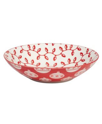 Peppermint Candy 40 oz Soup Bowls Set of 6, Service for 6