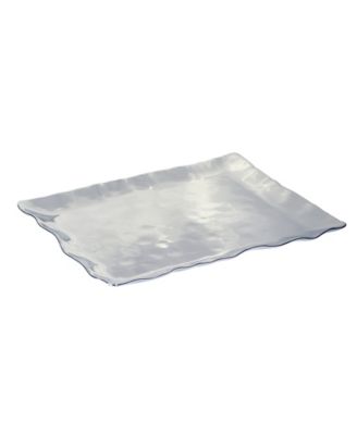 Gold-Silver Tone Coast Rectangular Platter