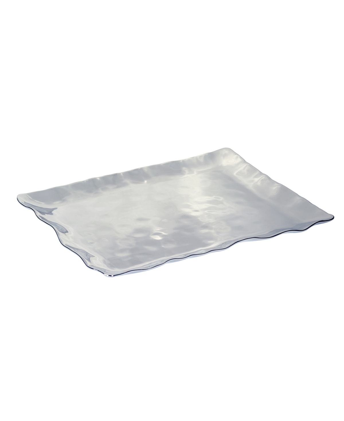 Certified International GoldTone Coast Rectangular Platter - Silver