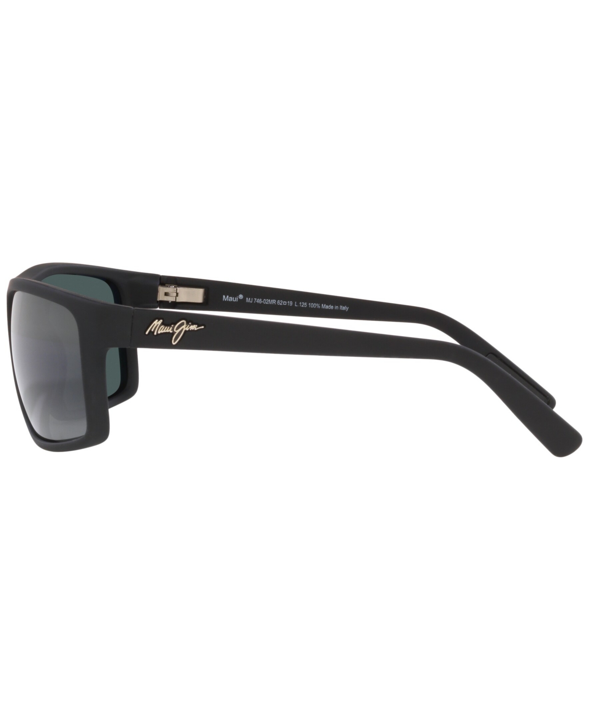 Maui Jim Unisex Sunglass 746 Byron Bay In Black Matte