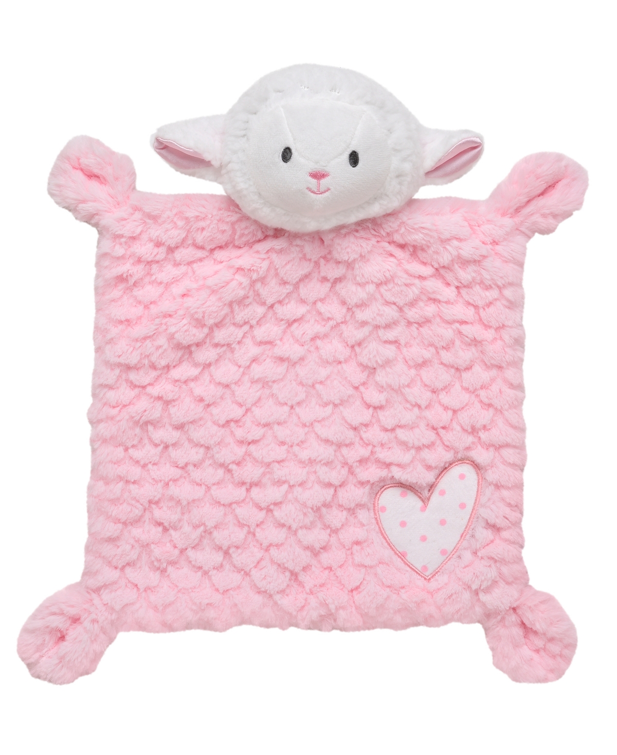 Little Me Baby Boys Or Baby Girls Newborn Security Blanket In Lamb-pink