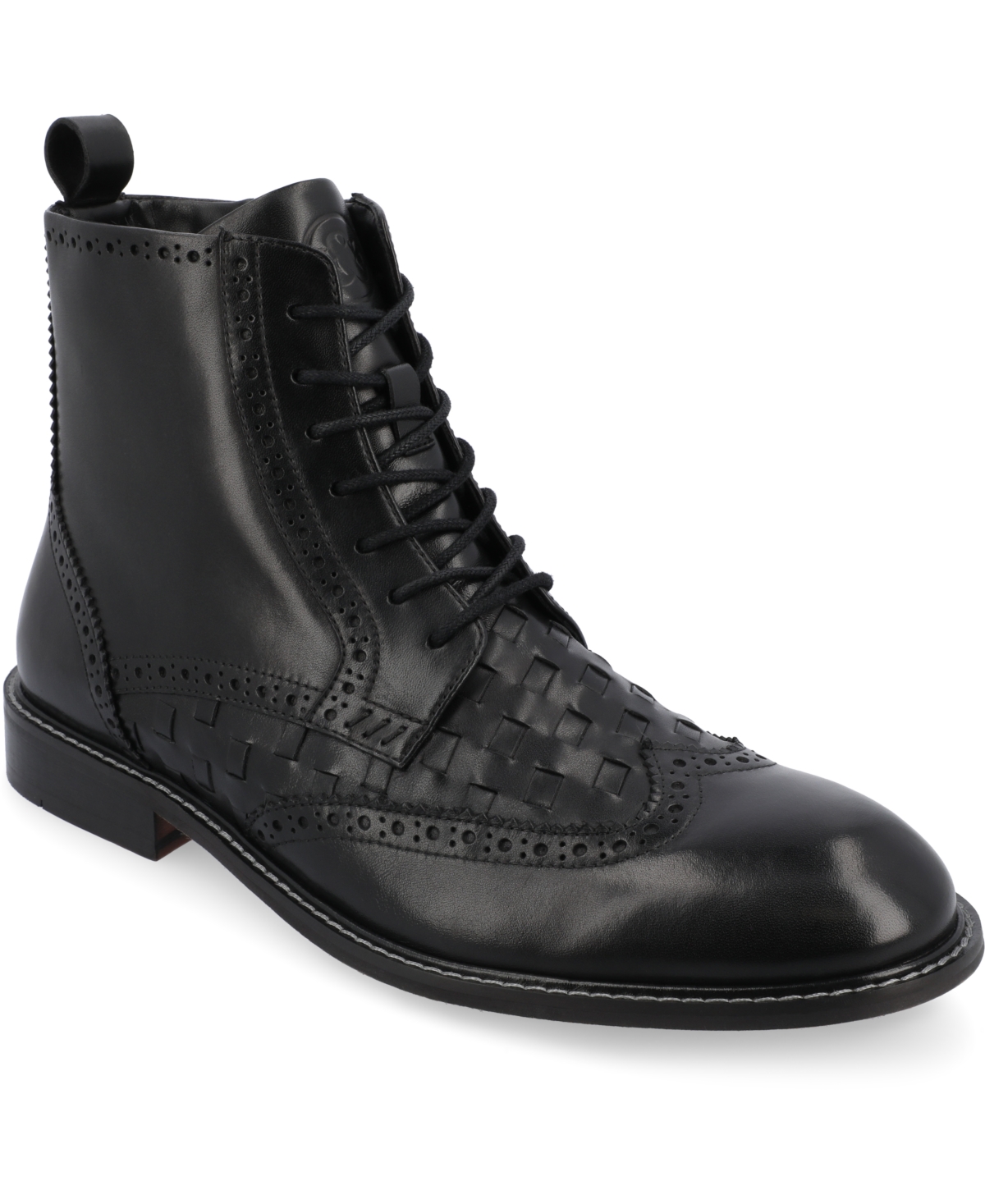 Thomas & Vine Legacy Wingtip Ankle Boot In Black