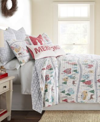 Joulset Holiday Reversible 3-Pc. Quilt Set, King/California King