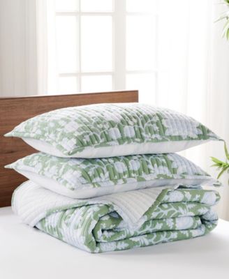 Evelyn Jacobean Reversible 3-Pc. Quilt Set, King/California King