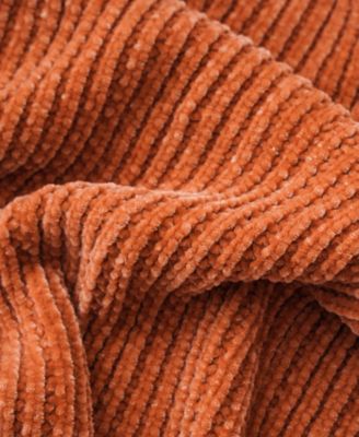 Classic Textured Ribbed Knit Throw, 50" x 60"