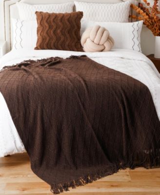 Texture Triple Zig-Zag Lightweight Throw, 50" x 60"