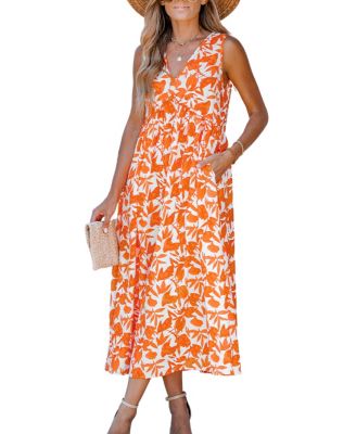 Cupshe Women's Floral Print Ruffled Cover Up Dress - Macy's