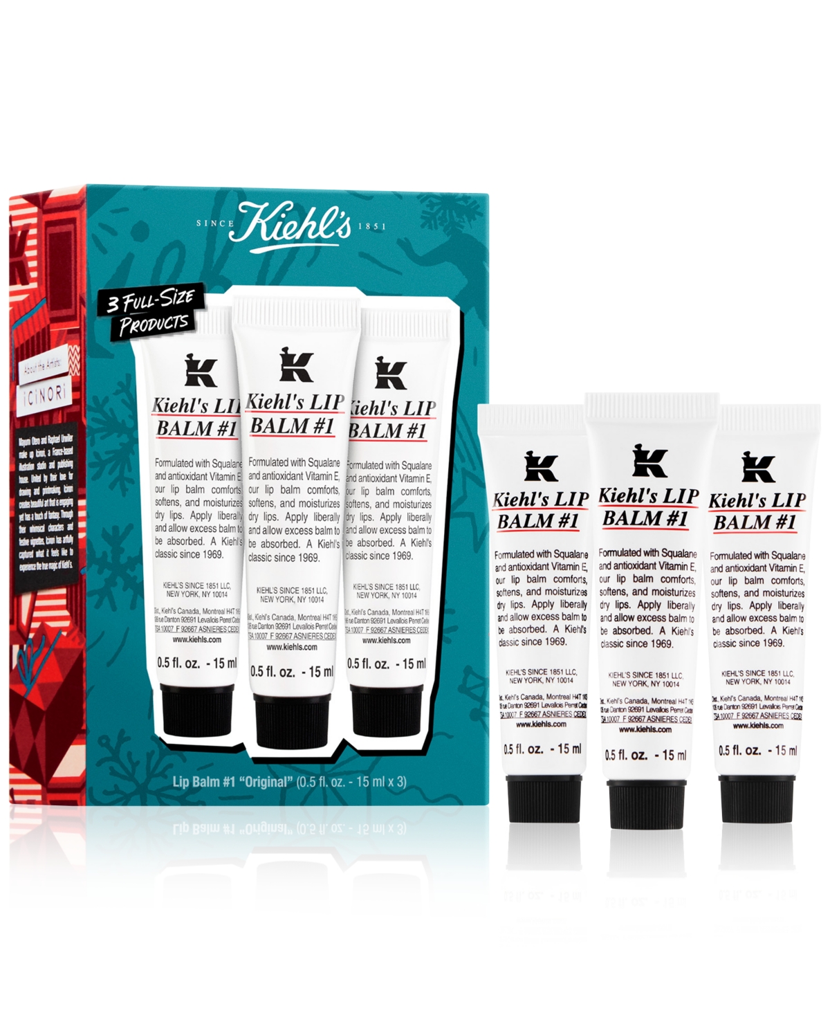 Kiehl's Since 1851 Kiss Me With Kiehl's Lip Balm Set ($36 Value) In No Color