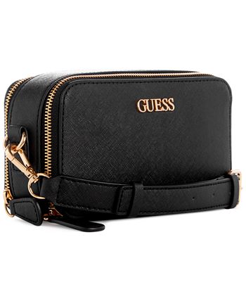 GUESS Vikky G-Cube Monogram Small Crossbody Camera Bag - Macy's