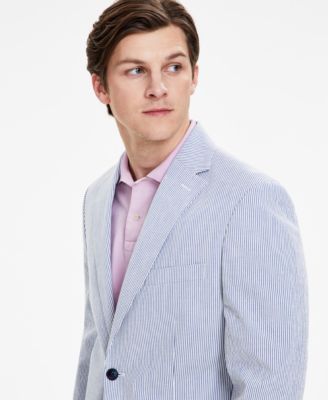 Men's Modern-Fit Seersucker Sport Coat