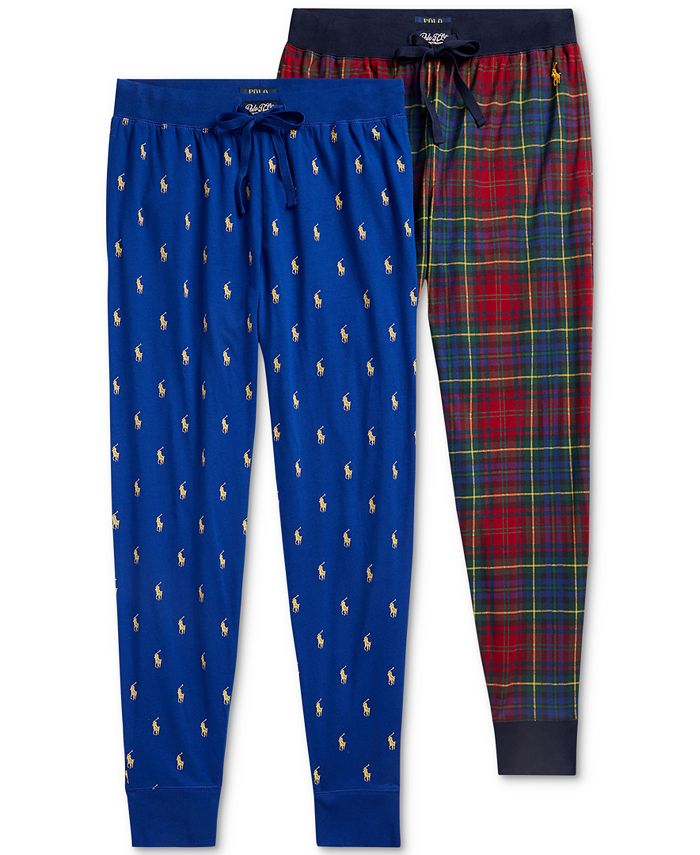 Polo Ralph Lauren Men's Waffle-Knit Jogger Pajama Pants - Macy's