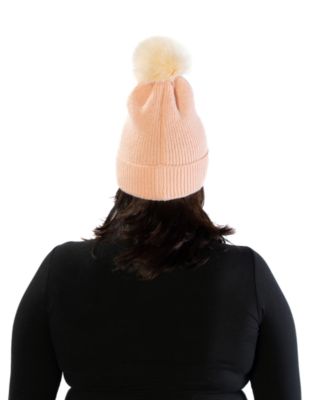 Scattered Crystal Pom Beanie