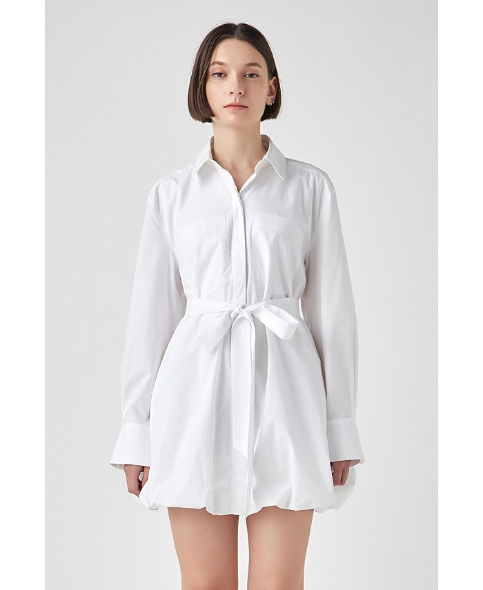 Grey Lab Women's Bubble Shirt Dress - Macy's