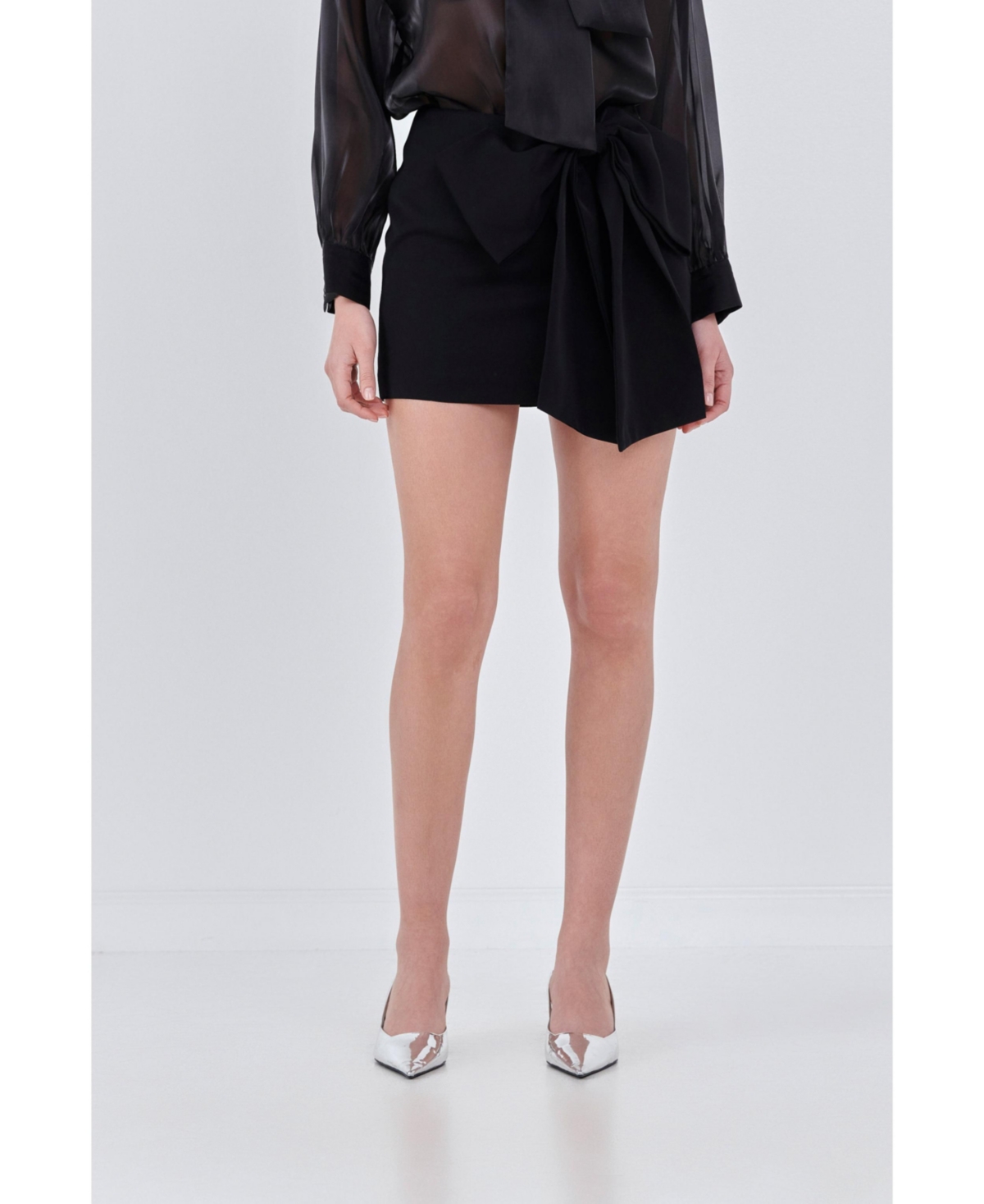 endless rose Women's Bow Mini Skort