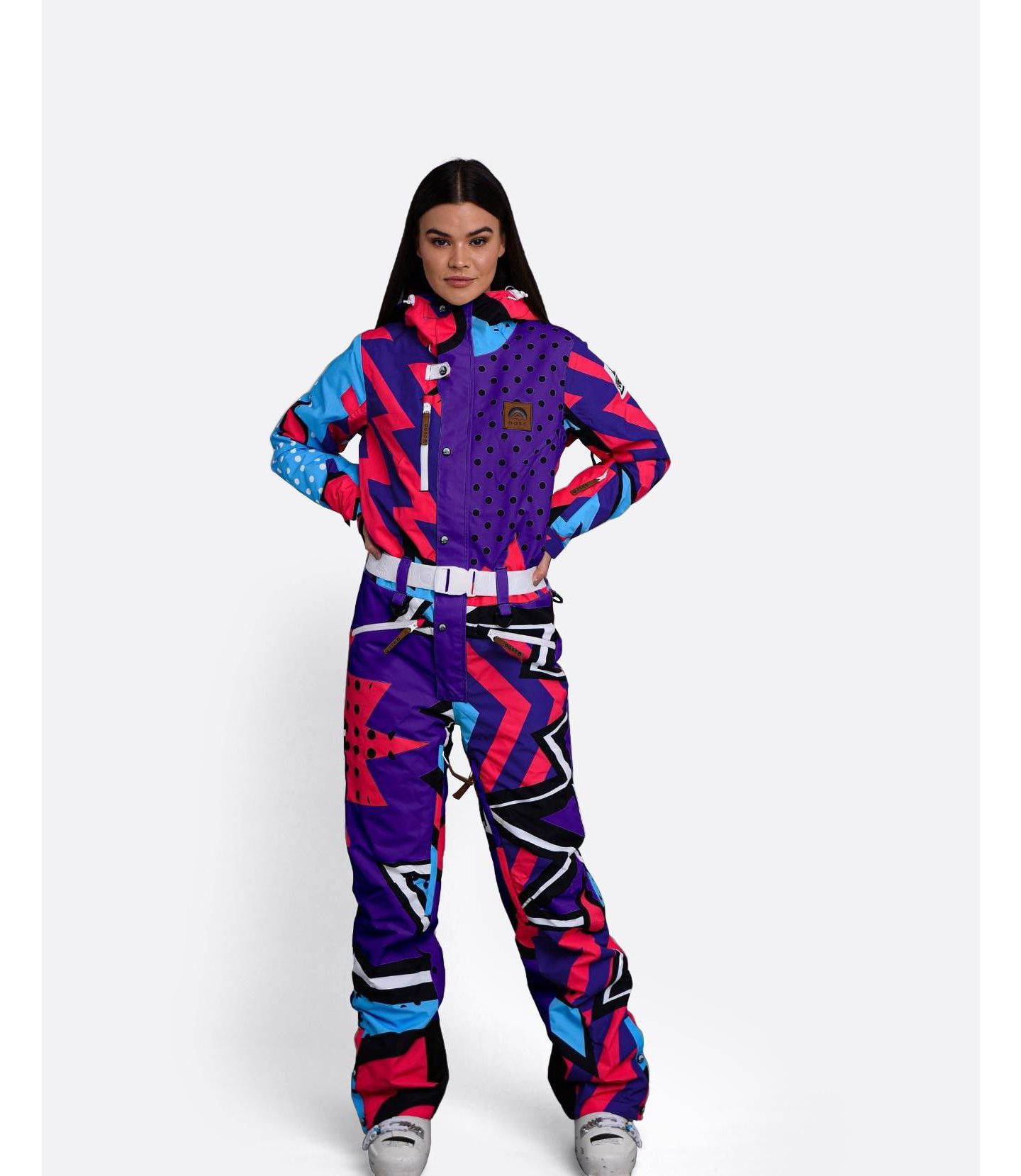 Женские куртки OOSC Fresh Prince Ski Suit, цвет: Разноцветный — фото 1