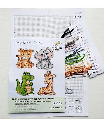 Crafting Spark Cute Animals 121CS Counted Cross-Stitch Kit