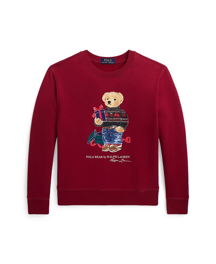 Ralph Lauren Cotton Polo Bear Sweatshirt M 8-10 Yr
