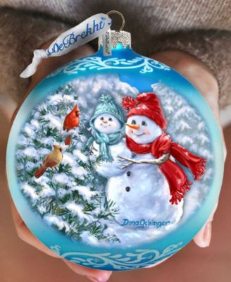 Baby Snowman's First Winter Lg Holiday Collectible Ornaments D. Gelsinger