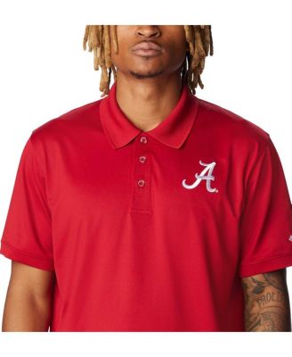 Men's Crimson Alabama Crimson Tide PFG Tamiami Omni-Shield Polo Shirt