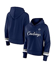 Men's Fanatics Branded Navy Columbus Blue Jackets Puck Deep Lace-Up Pullover Hoodie