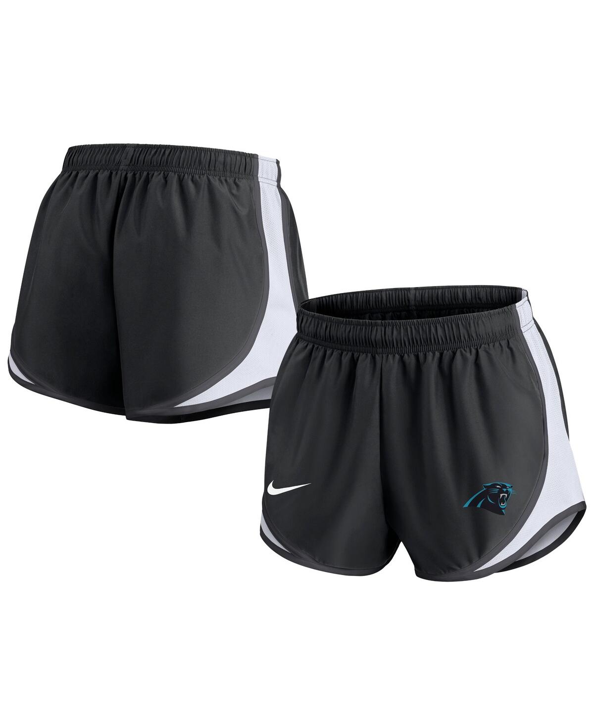 Nike Women's Dri-fit Tempo (nfl Carolina Panthers) Shorts In Black