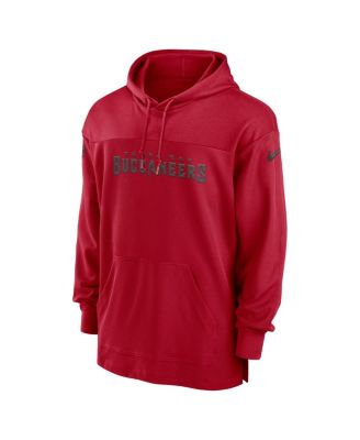Men's Red Tampa Bay Buccaneers 2023 Sideline Performance Hooded Top