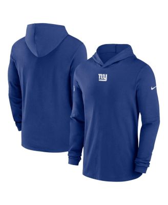 Nike Men's Royal New York Giants Sideline Performance Long Sleeve ...