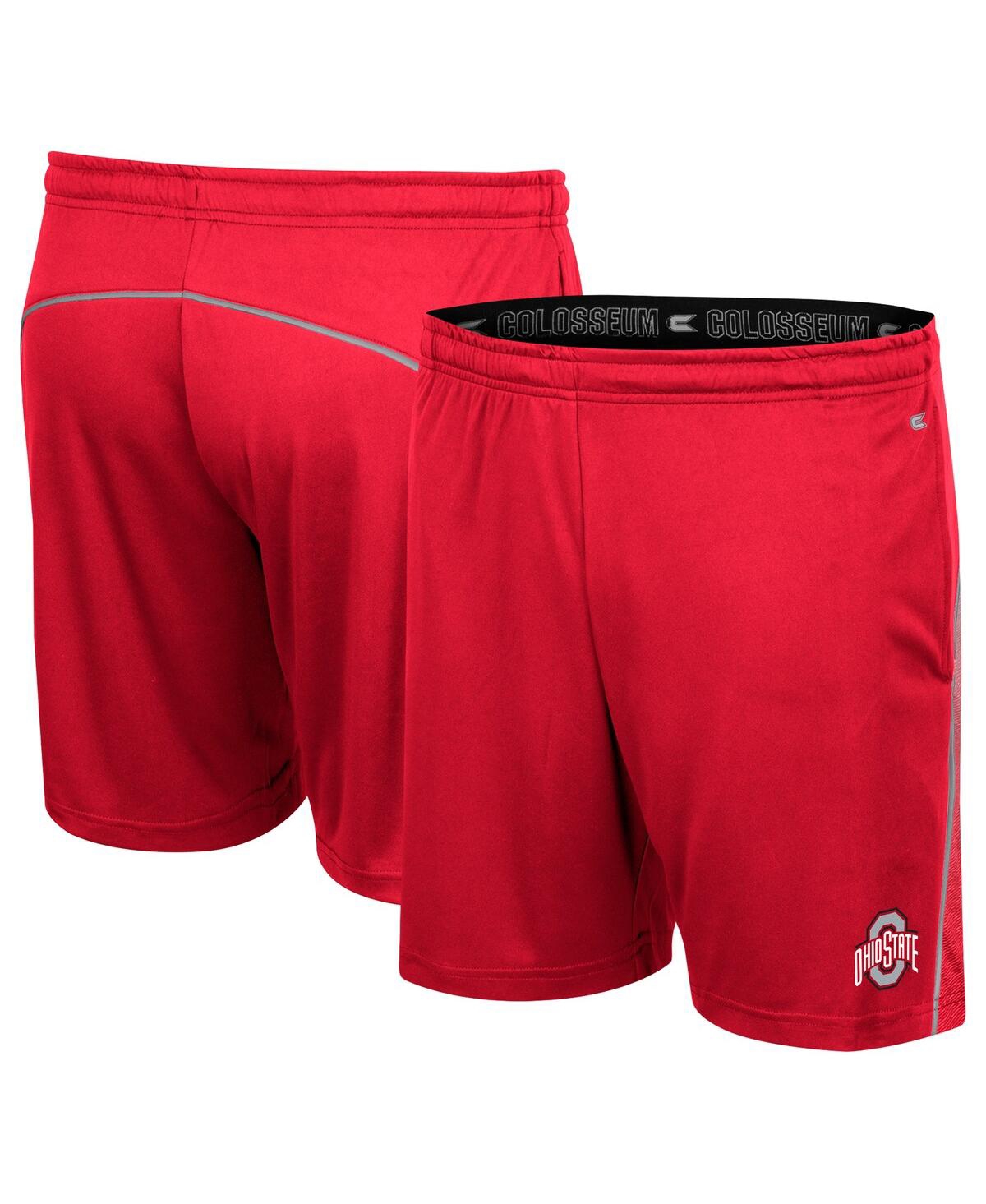 Shop Colosseum Men's  Scarlet Ohio State Buckeyes Laws Of Physics Shorts