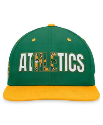 Men's Green Oakland Athletics Cooperstown Collection Pro Snapback Hat