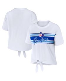 New Era Women's Texas Rangers Pinstripe V-Neck T-Shirt - Macy's