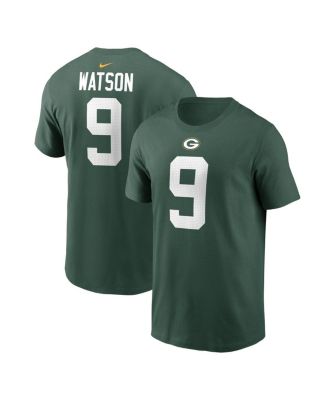 Men's Christian Watson Green Green Bay Packers Player Name and Number T-shirt