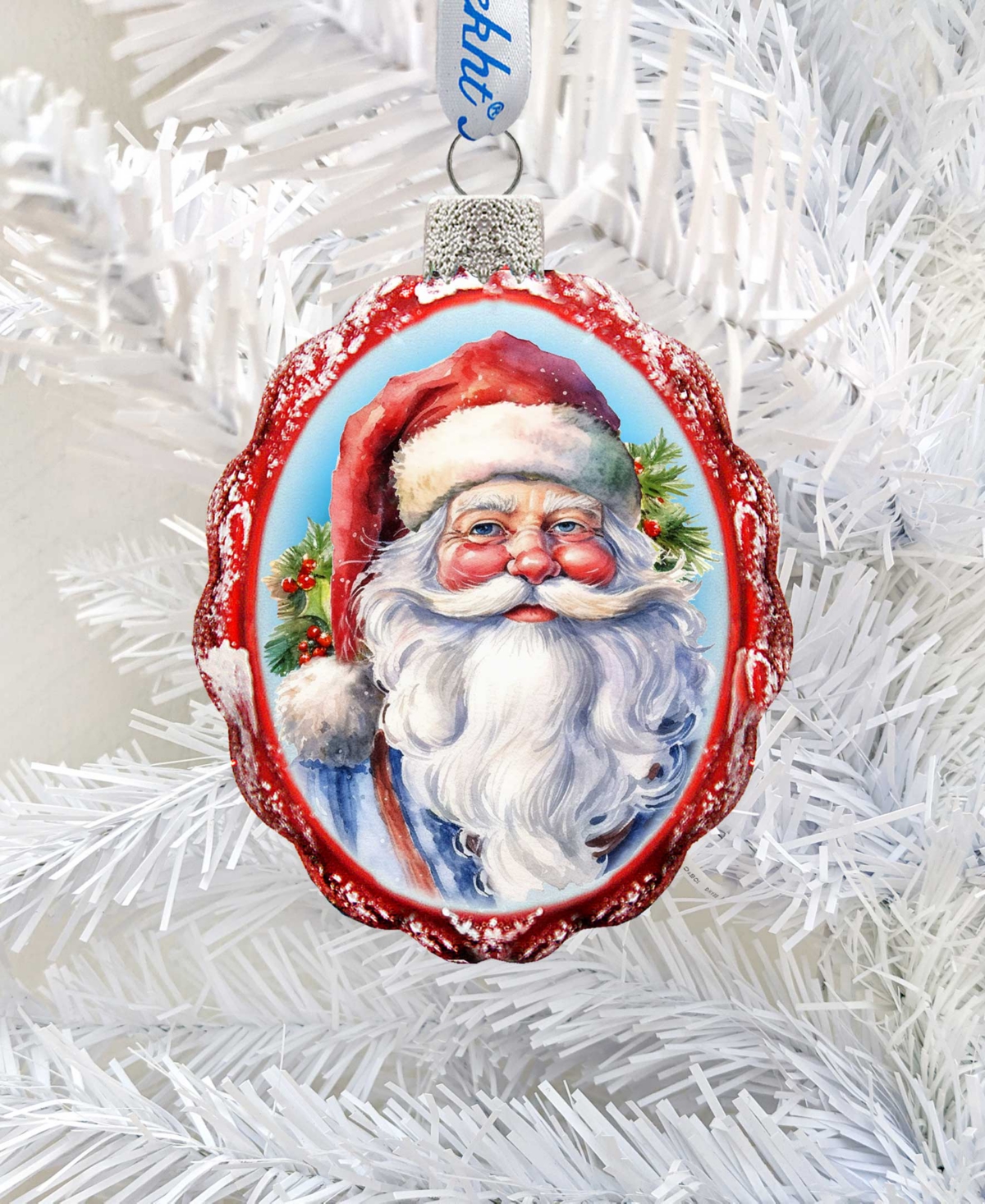 Designocracy Saint Nick Keepsake Mercury Glass Christmas Ornaments G. Debrekht In Multi Color