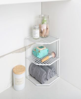 3-Tier Kitchen Corner Shelf Rack, 9" x 8"