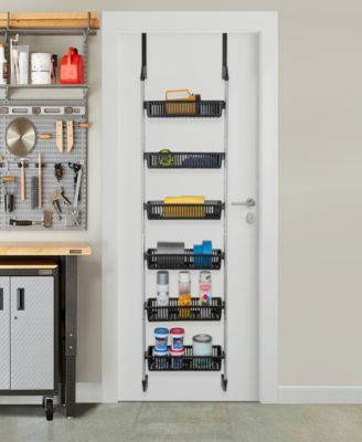 6-Tier Over the Door Pantry Organizer with 6 Full Baskets