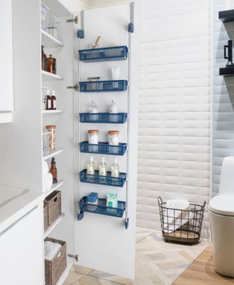 6-Tier Over-the-Door Hanging Pantry Organizer with Full Baskets