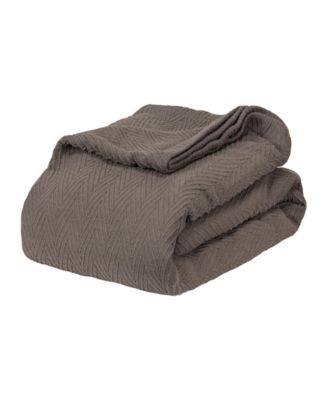 Chevron All Season Cotton Blanket, Full/Queen