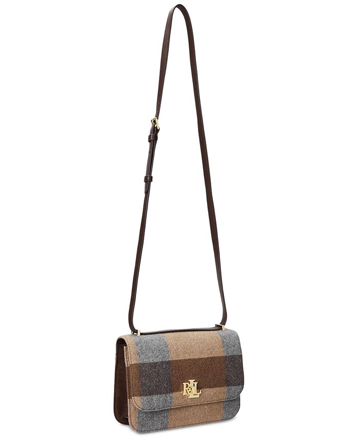Lauren Ralph Lauren Plaid Wool Twill Sophee Bag Macy's