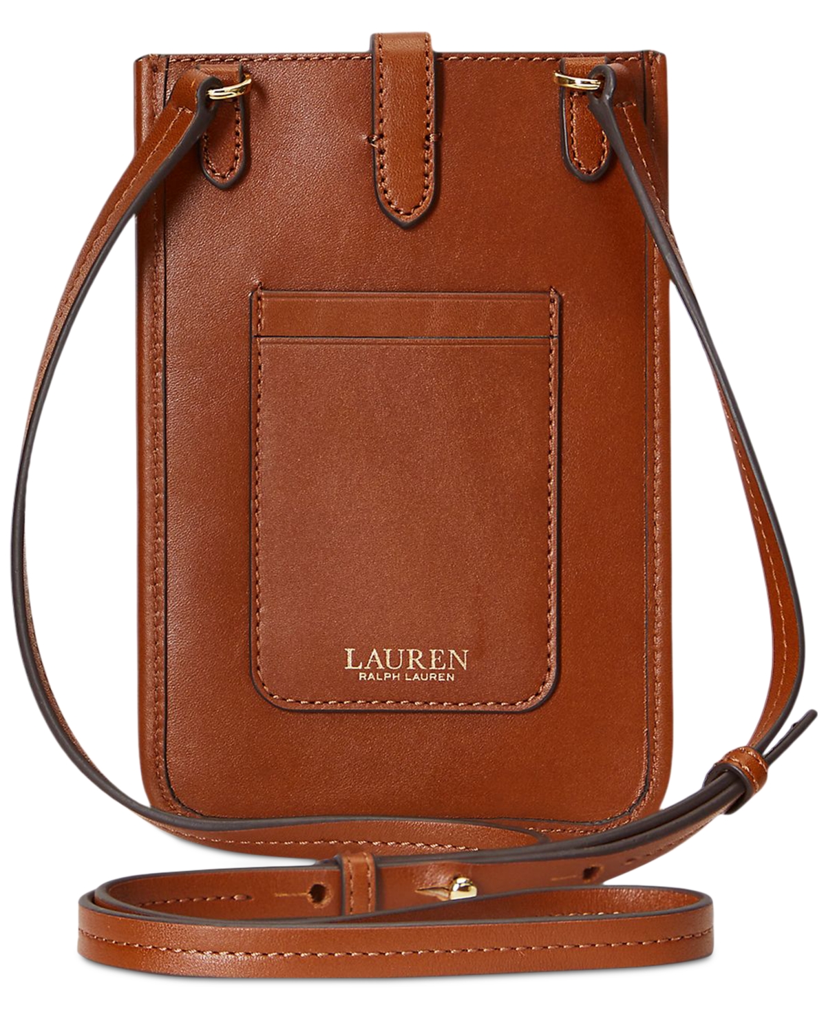 Lauren Ralph Lauren Leather Crossbody Tech Case