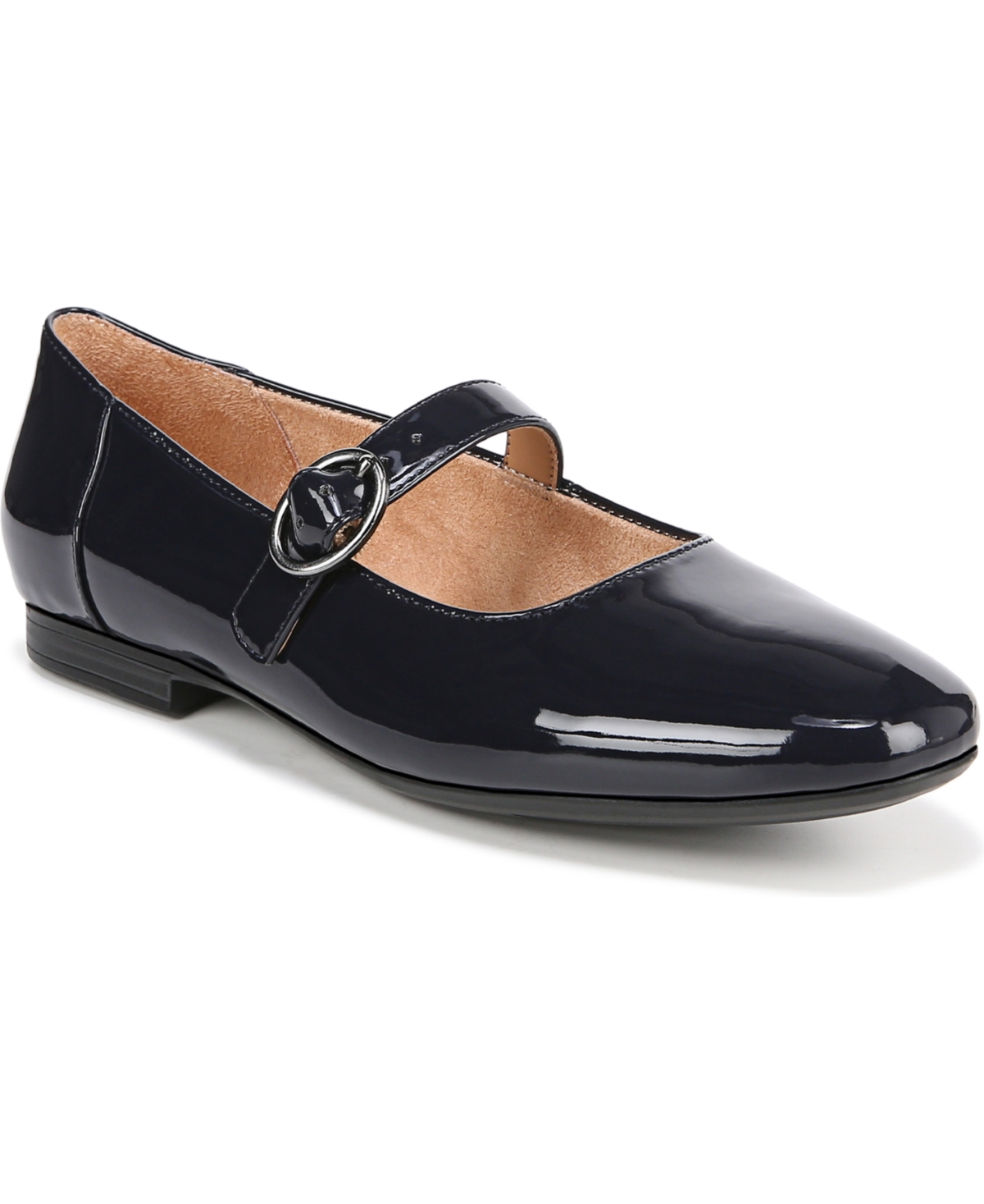 Shop Naturalizer Kelly Mary-jane Flats In French Navy Faux Patent