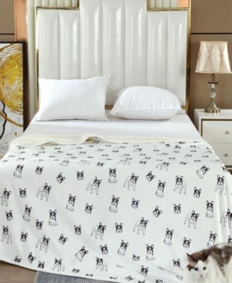 Advanced Water Resistant Pets Print Comfort Throw, 50" x 80"