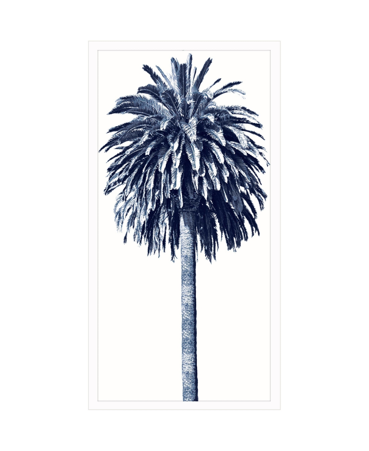 Paragon Picture Gallery Palm Tree Blue Ii Framed Art