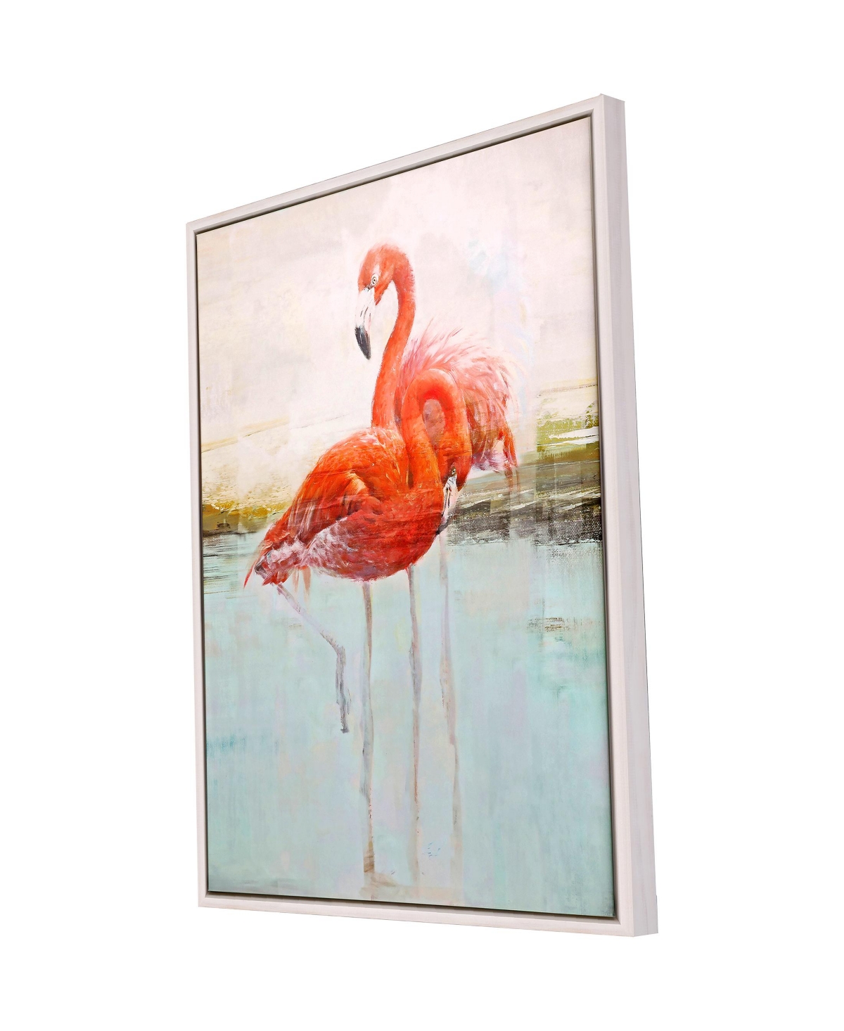 Shop Paragon Picture Gallery Wading Flamingo I Canvas In Pink